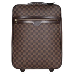 Louis Vuitton 2007 Damier Ebene Pegase 45 Rolling Luggage Suitcase