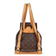 Louis Vuitton Montsouris MM Brown Monogram Canvas Unisex Backpack