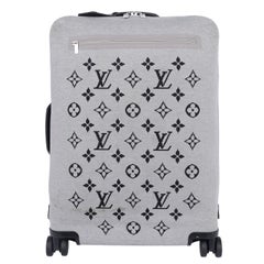 Louis Vuitton Knit Monogram Horizon Soft 55 Suitcase Roller Grey