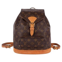 Louis Vuitton Monogram Montsouris MM Backpack in Brown