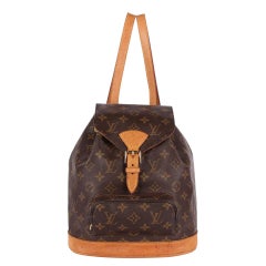 Louis Vuitton Monogram Montsouris MM Backpack in Brown