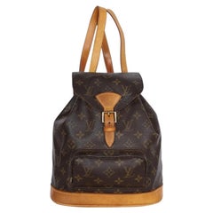 Louis Vuitton Monogram Canvas Montsouris Backpack MM Brown, 1997