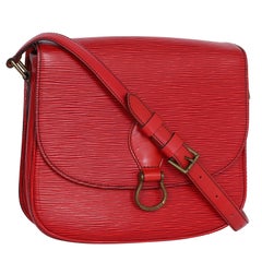 Louis Vuitton Red Epi Leather Saint Cloud GM Crossbody Bag, 1990s