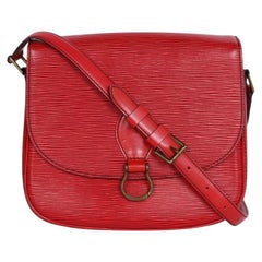 Louis Vuitton Red Epi Leather Saint Cloud GM Crossbody Bag, 1990s