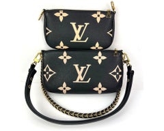 Louis Vuitton Multi Pochette Empriente Bicolor Black Shoulder Bag