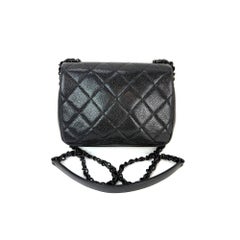 Chanel Caviar Quilted Incocognito Mini Square Black Flap Bag