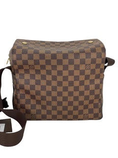 Louis Vuitton Damier Ebene Canvas Naviglio Shoulder Messenger Bag