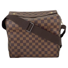 Louis Vuitton Damier Ebene Canvas Naviglio Shoulder Messenger Bag