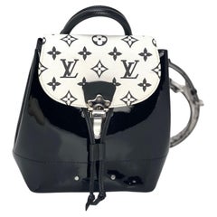 Louis Vuitton Hot Springs Backpack White Monogram and Patent Leather