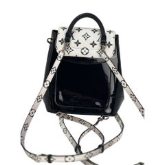 Louis Vuitton Hot Springs Backpack White Monogram and Patent Leather