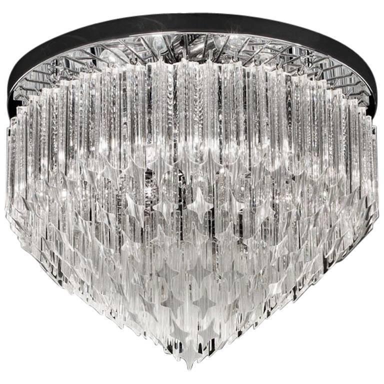 Quadriedri Cake Flush Mount by Fabio Ltd