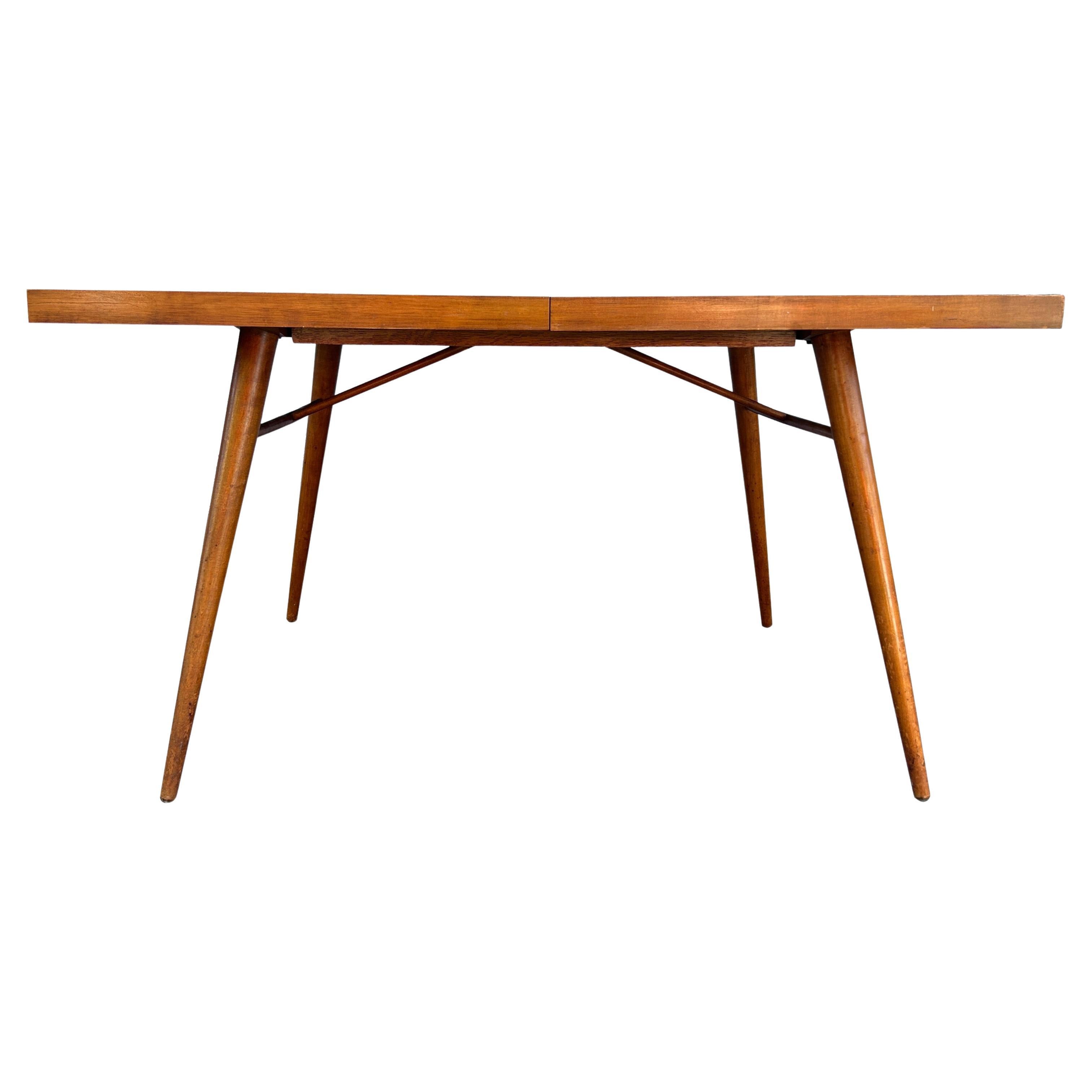 Mid century Paul McCobb Planner Group rectangle Maple 1522 Dining Table 2 leaves