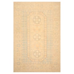 Tappeto Afghanistan Khotan - Lana Blu Avorio Taupe - 99667