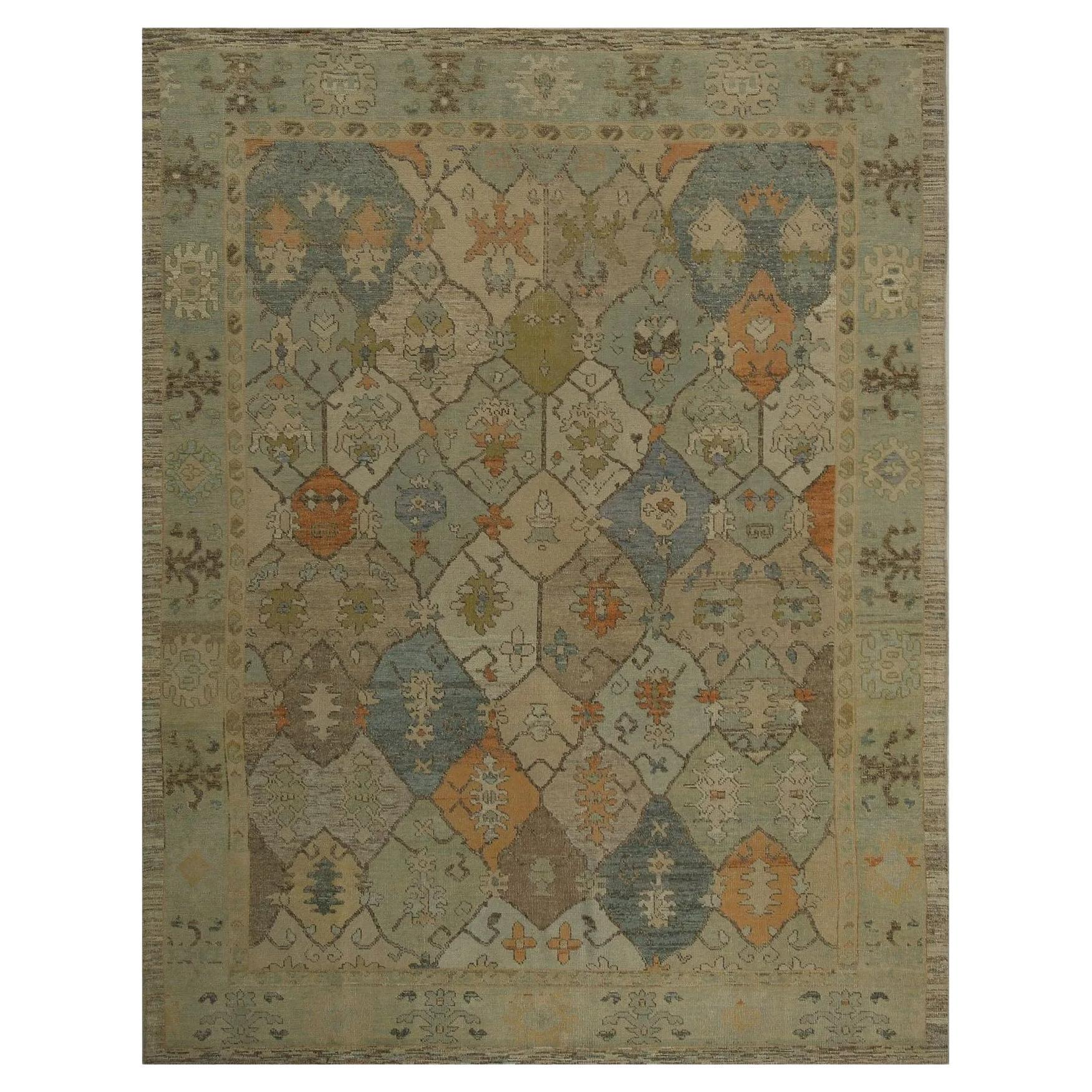 Tapis d'Oushak de Turquie - Design - 98617