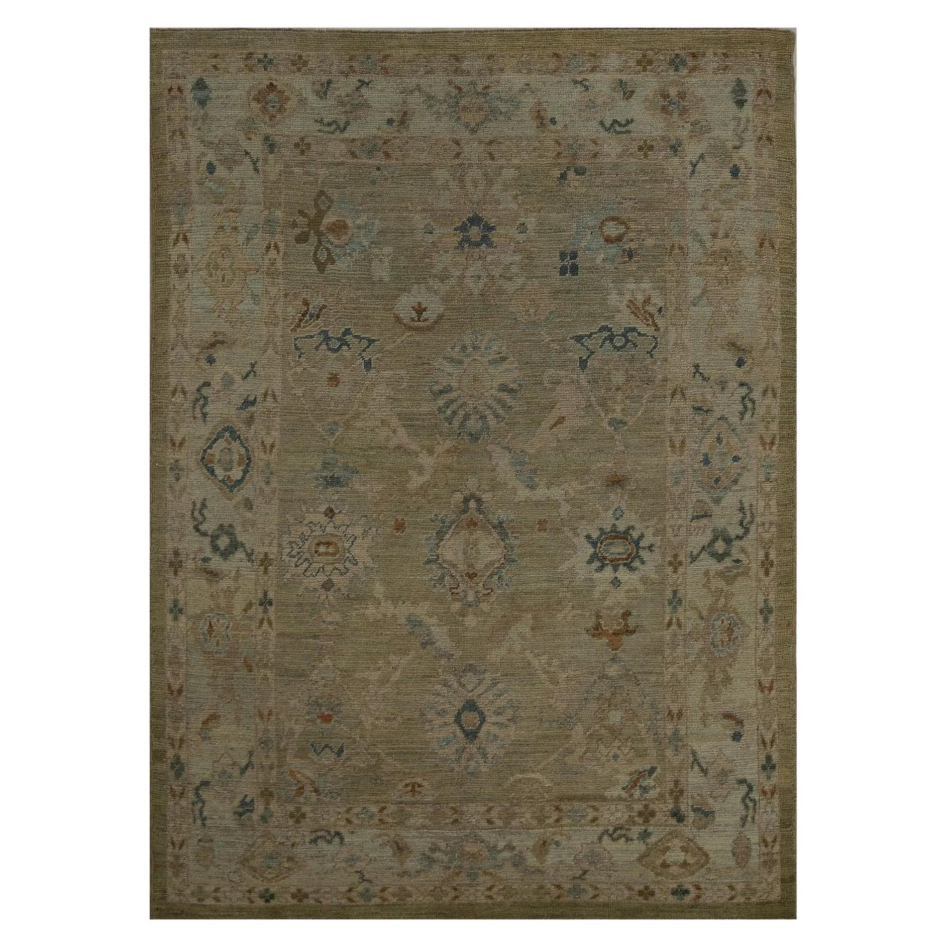 Tapis d'Oushak de Turquie - Design - 98631