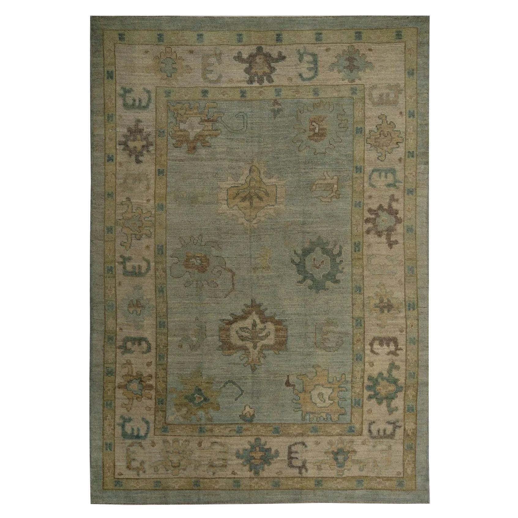 Turkey Oushak Area Rugs - Design - 99175 For Sale