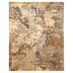 Tappeti India Modern - Lana Marrone Avorio Taupe Design - 93827