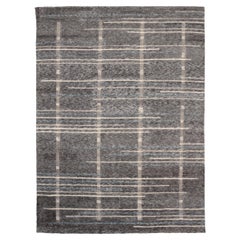 Tappeto India Moroccan Over Size - Design Marrone Lana - 94530