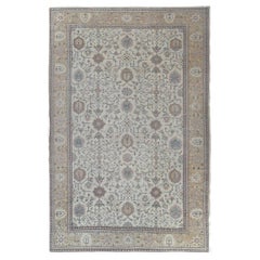 Afghanistan Sultanabad Over Size Rug - Wool Ivory Design - 95442