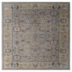 Turkey Sultanabad Over Size Rug - Wool Brown Design - 95679