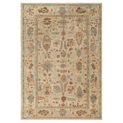 Tapis d'Afghanistan Sultanabad - Design en laine ivoire - 95925