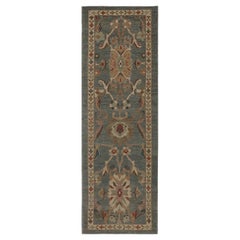 Tapis de course Sultanabad en laine grise - 96016