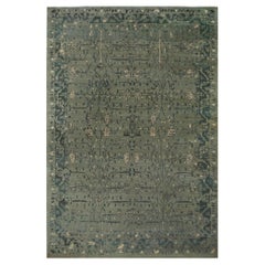 Tapis Sultanabad surdimensionné en laine vert Afghanistan - 95937