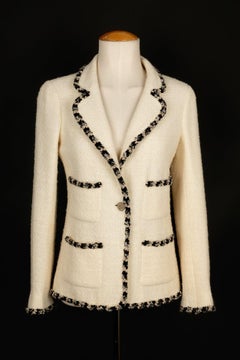 Chanel Off-white Tweed Jacket, 2006