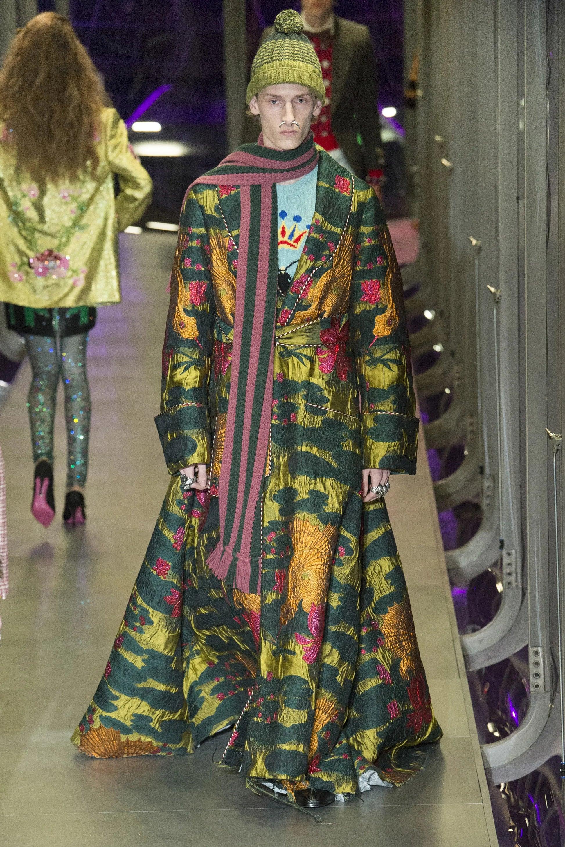 Gucci Green-tone Men Coat, 2017 5