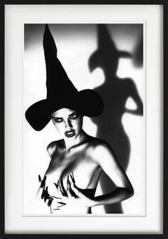 Adriana Lima Wicked V - Nude Portrait with a Witch Hat, Fine Art Photography