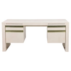 American Mid-Century Karl Springer Style Custom Built Desk