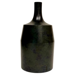 Vintage Hara Misaki Modernist Bronze Vase c1960s