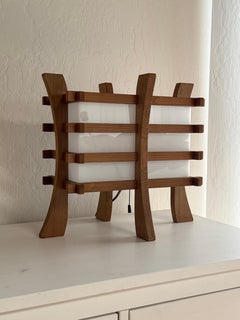 Vintage Japanese Modernist Table Lamp c1970s