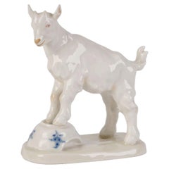 Porcelain Figure "Baby Goat" Sculptor by Erich Hösel, Beg. of 20th Century