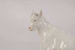 Porcelain Figure "Baby Goat" Sculptor by Erich Hösel, Beg. of 20th Century