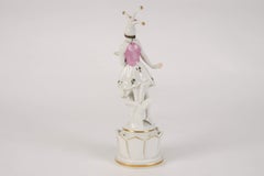 Figurine en porcelaine « Columbina » de la manufacture de porcelaine Aelteste Volkstedter