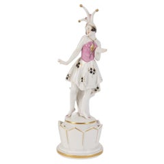 Porcelain Figure "Columbina" by Aelteste Volkstedter Porzellanmanufaktur