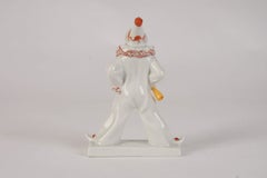 Statuetta in porcellana "Pierrot" Rosenthal, scultore Ferdinand Liebermann, 1910 - 1922