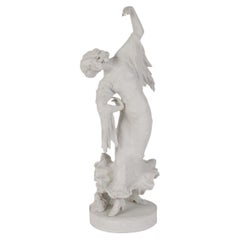 Statuetta in biscuit “Fleur de grenade (Fiore di melograno)” di Charles Emile Jonchery