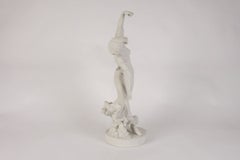 Statuetta in biscuit “Fleur de grenade (Fiore di melograno)” di Charles Emile Jonchery