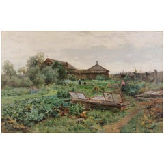 Tableau « Jardin », Russie (Empire russe), de Nikolai Orlov, 1897