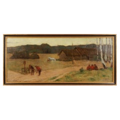 Painting "At The Crossroads", Russia (Russian Empire), Beg. of 20th Century