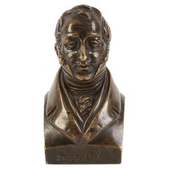Busto in bronzo di “Rossini”, Pierre Joseph Chardigny, Francia, 1850-1854