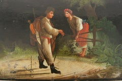 Scatola laccata, Russia (Impero russo), realizzata dalla Manifattura Vishnyakov, fine del XIX secolo