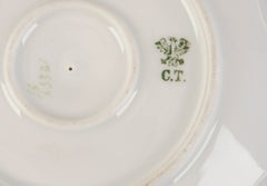 Porcelain Candlestick, Germany By C. Tielsch & Co., 1875-1900