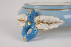 Maceta de porcelana, Francia, de la marca Vieux Paris, finales del siglo XIX