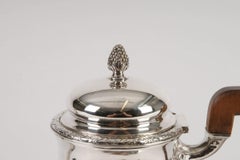 Silver 3 Piece Coffee Set, France by Tetard Freres (Tfres), Beg. of 20th Century