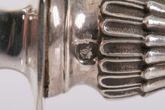 Set of 2 Silver Fish Serving, France by Gross Armand, End of 19th Century