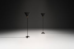Pair of Model "G12" Floor Lamps by EWÅ, Sweden Mid-20th Century