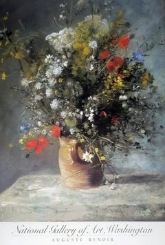 National Gallery of Art Washington "Flowers in a Vase" Unframed Poster, 1989